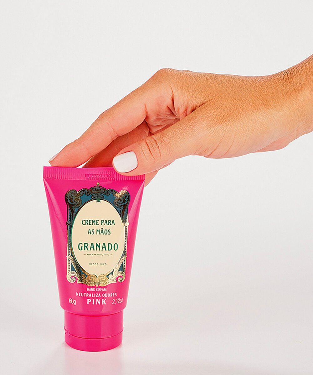 creme granado para as mãos pink 60g