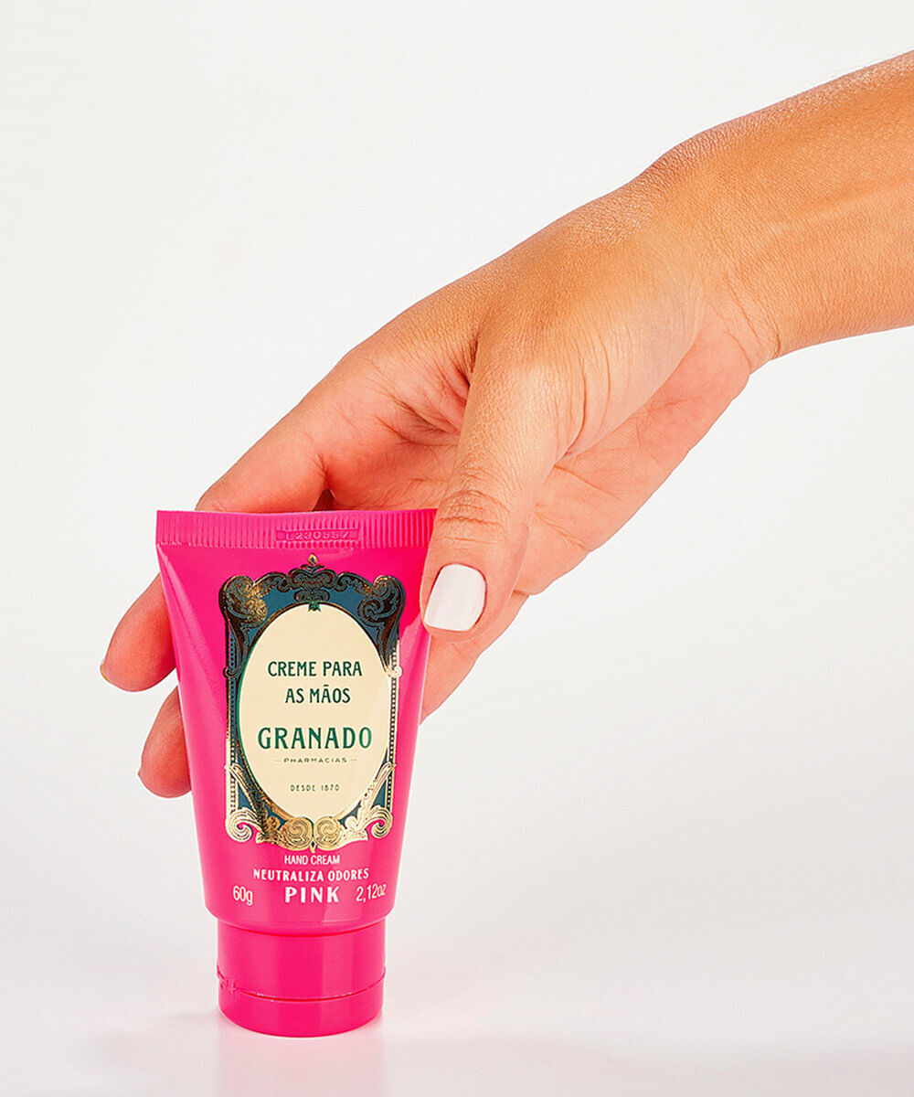 creme granado para as mãos pink 60g