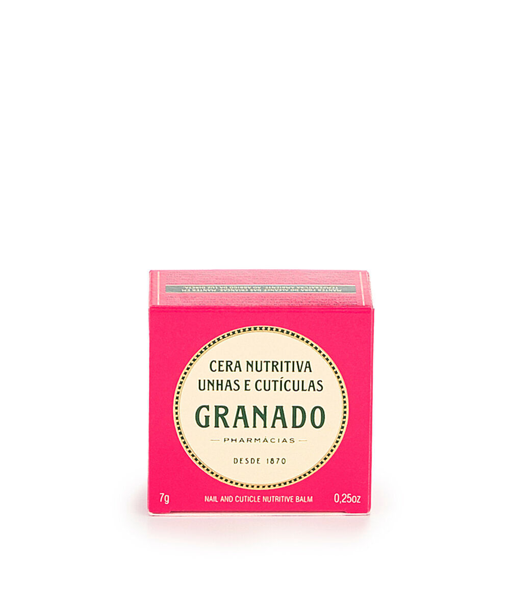 cera nutritiva granado unhas e cutículas pink 7g