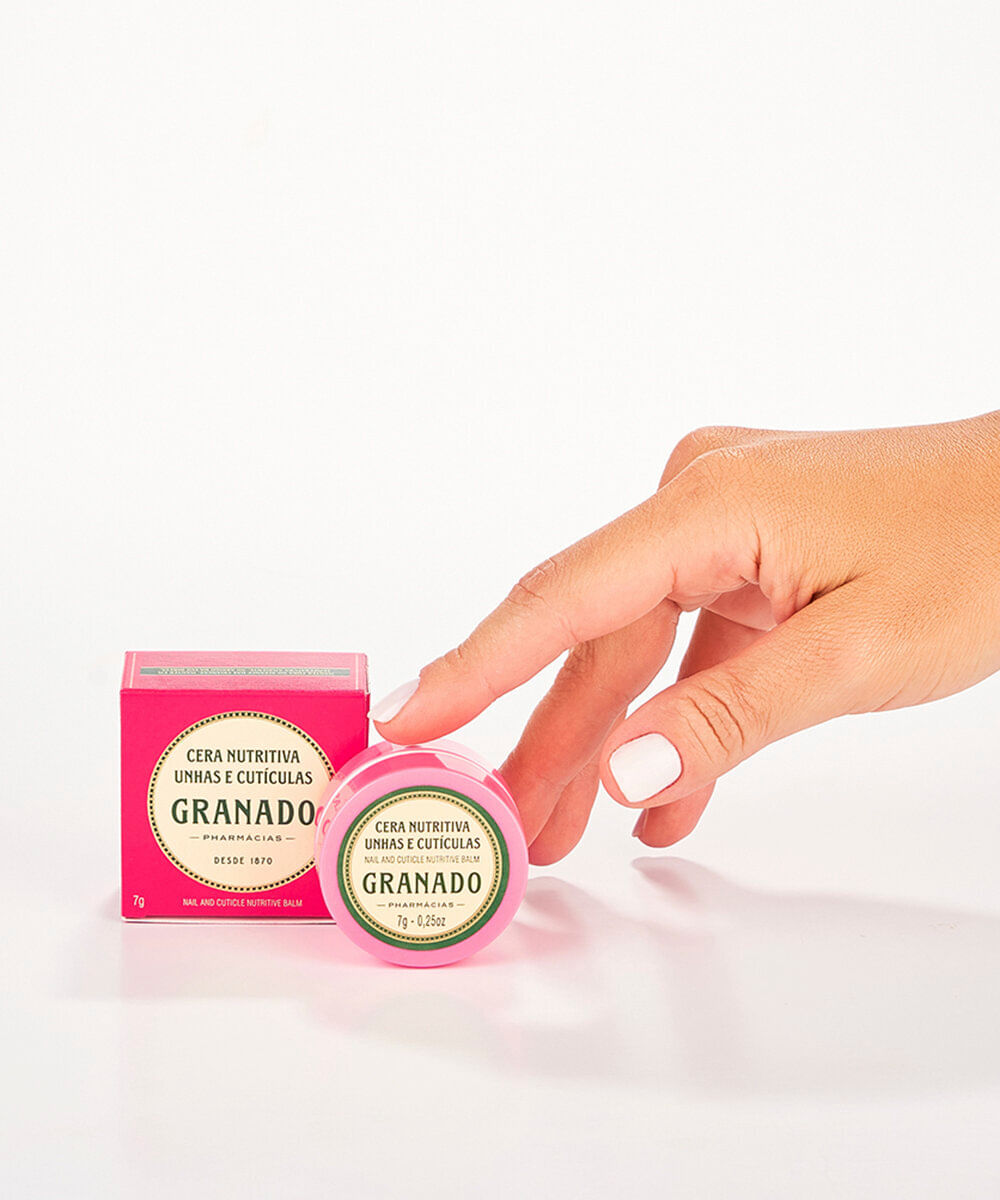 cera nutritiva granado unhas e cutículas pink 7g