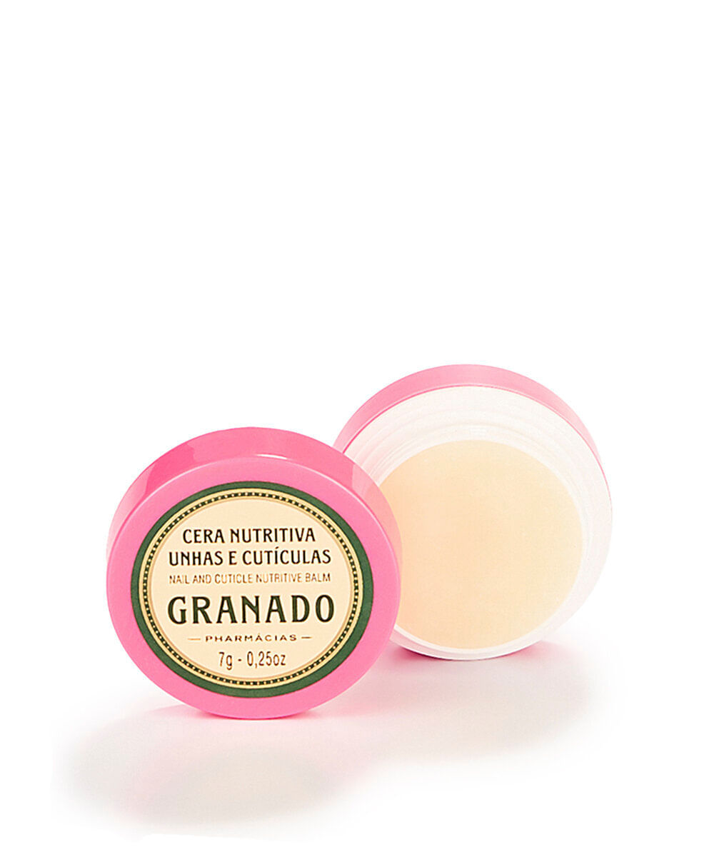 cera nutritiva granado unhas e cutículas pink 7g