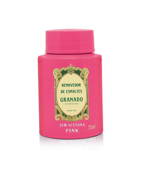 removedor granado de esmaltes pink 75ml