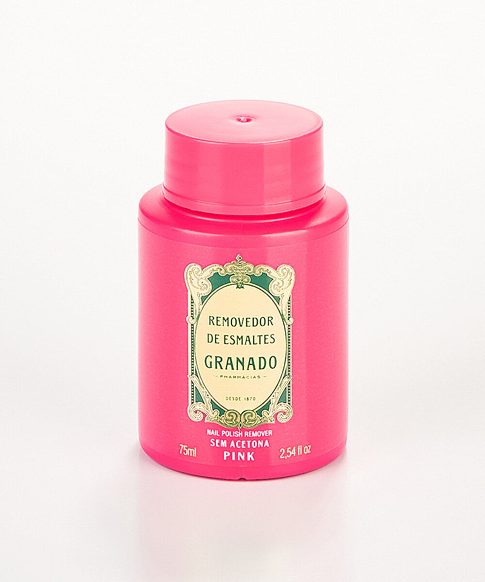 removedor granado de esmaltes pink 75ml