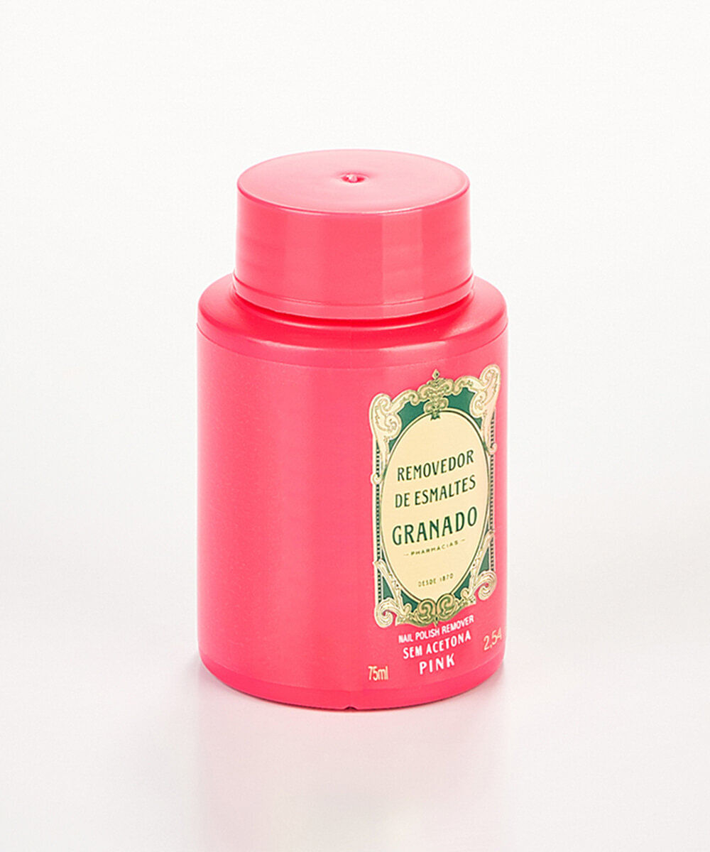 removedor granado de esmaltes pink 75ml