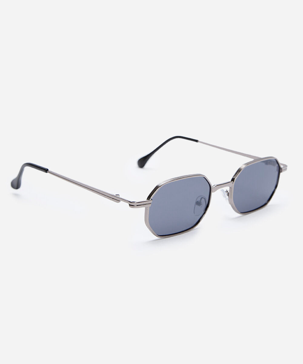 óculos de sol oval triton feminino cinza