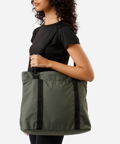 bolsa tote esportiva verde