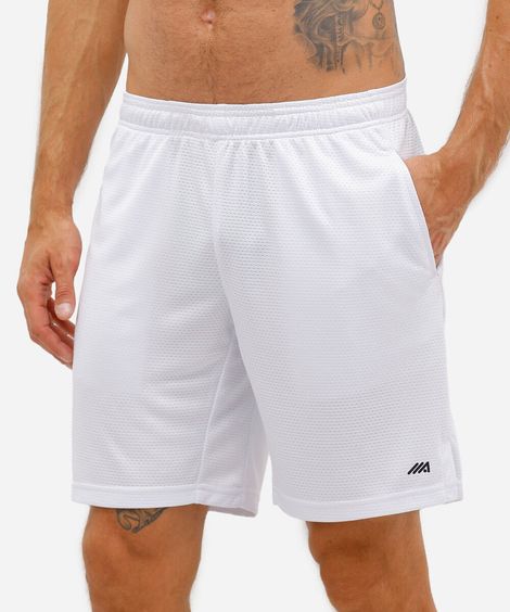 bermuda masculina texturizada branca
