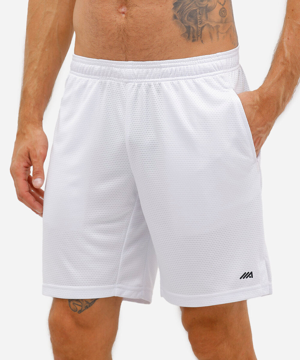 bermuda masculina texturizada branca