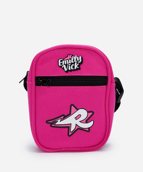 shoulder bag infantil emilly vick dos rosa rosa