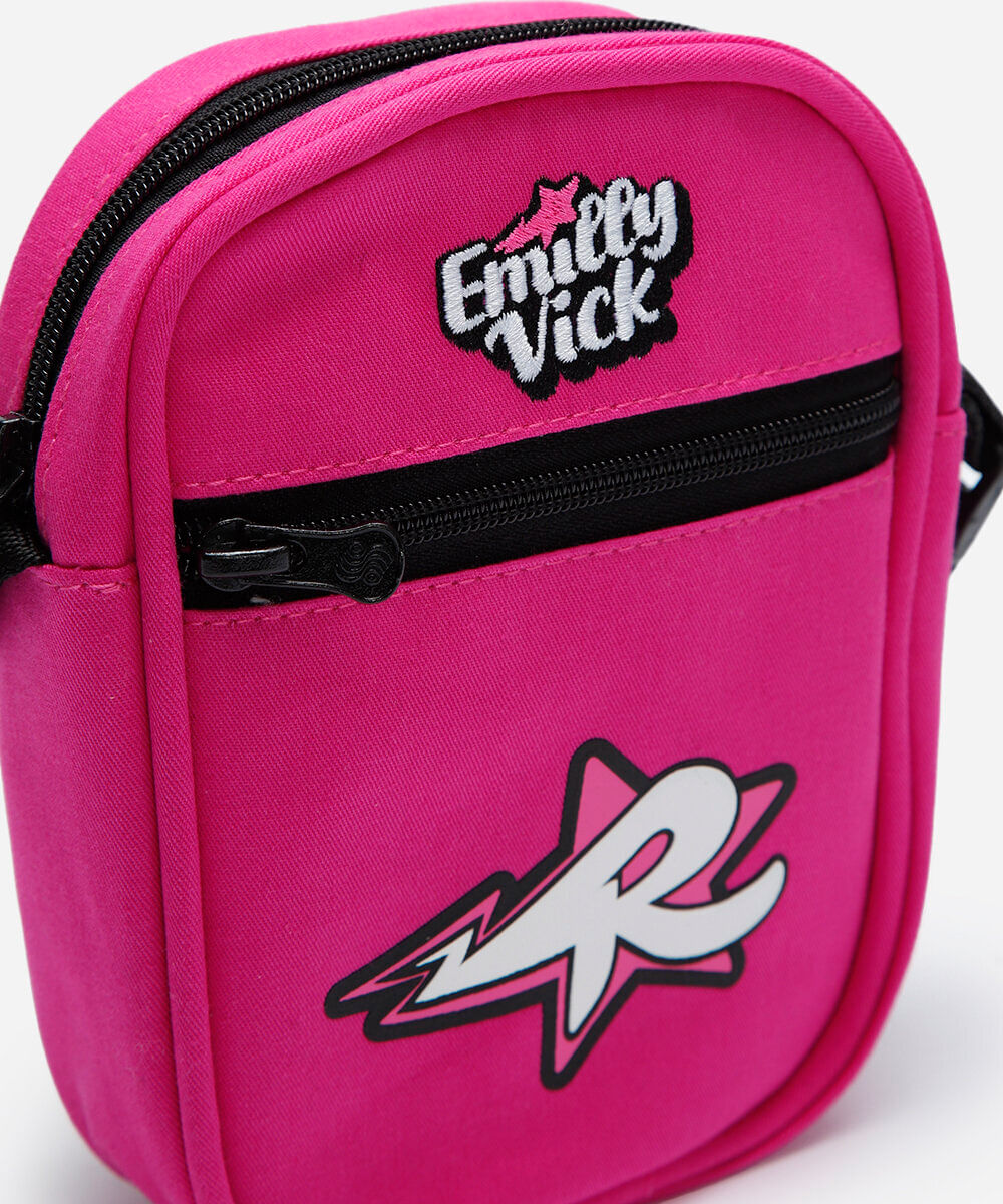 shoulder bag infantil emilly vick dos rosa rosa
