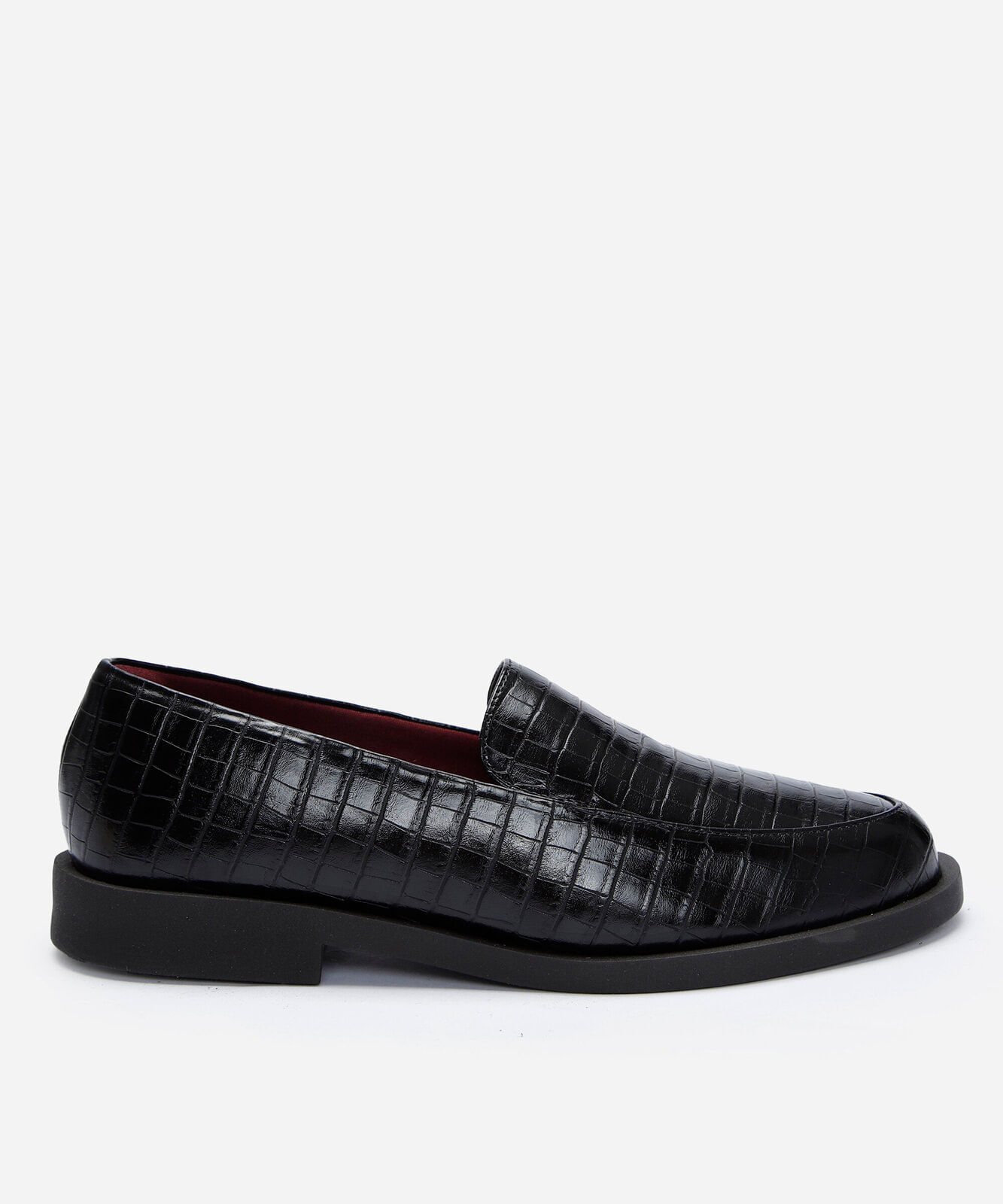 mocassim croco mindset preto