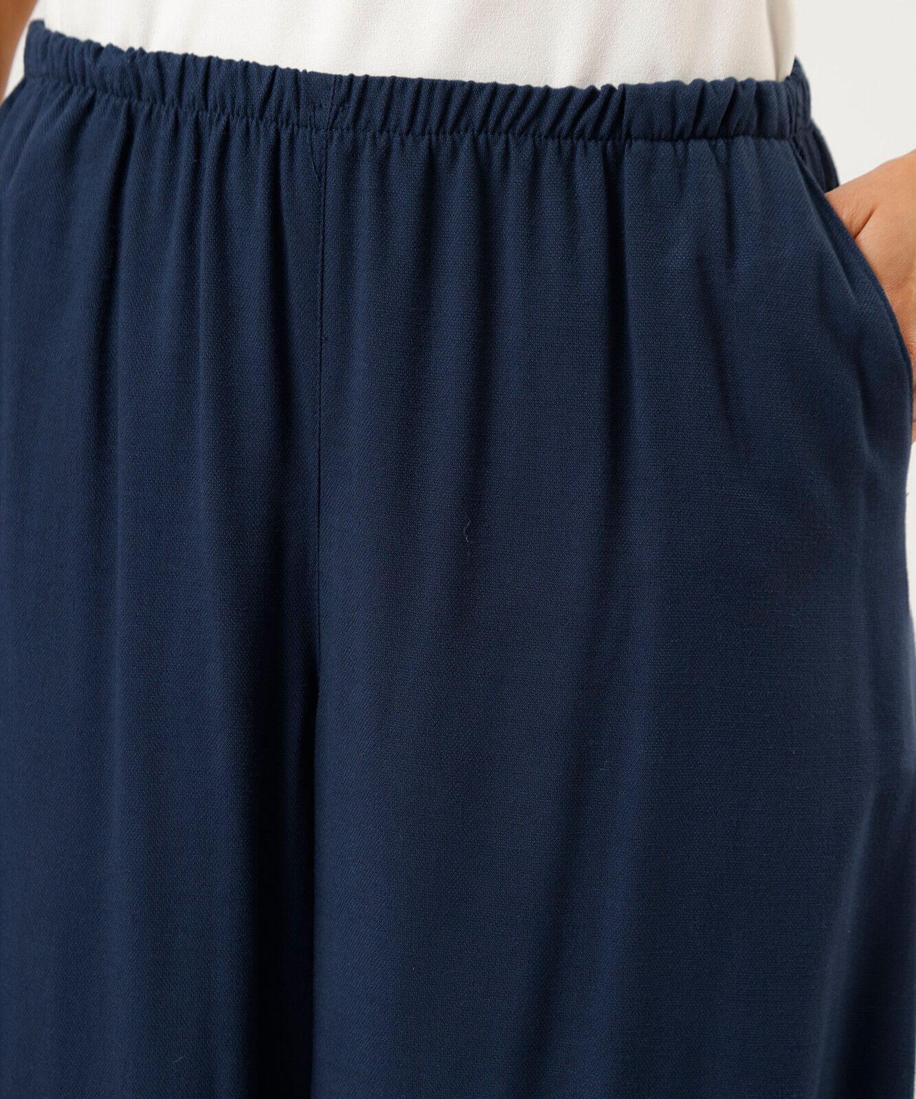 calça pantalona de viscose feminina azul