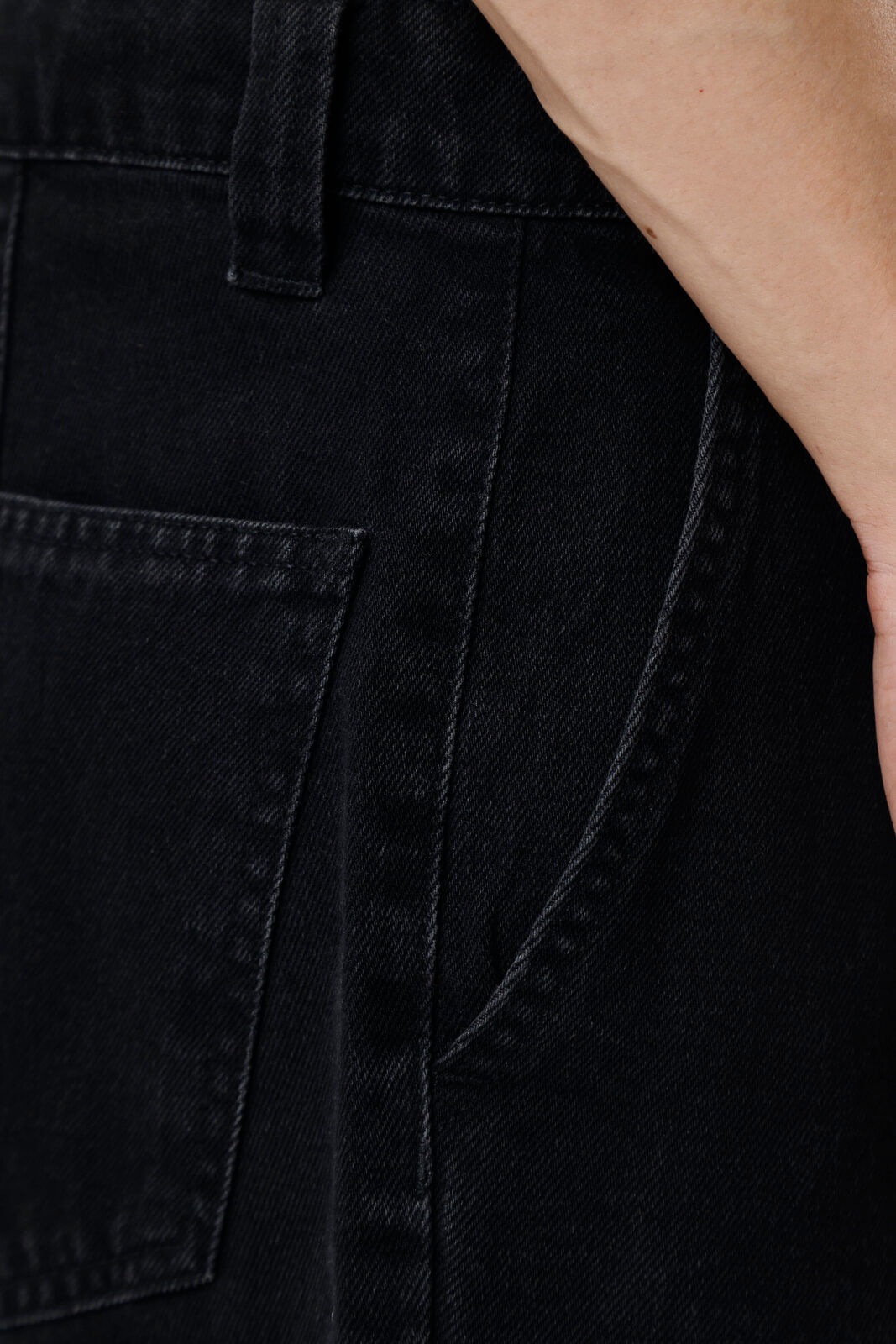 calça relaxed masculina jeans   - black jeans