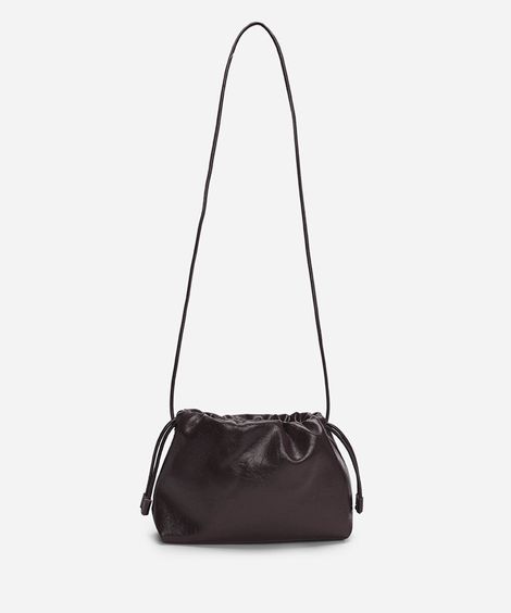 bolsa bucket marrom