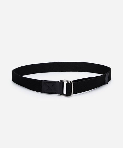 cinto masculino com argolas preto