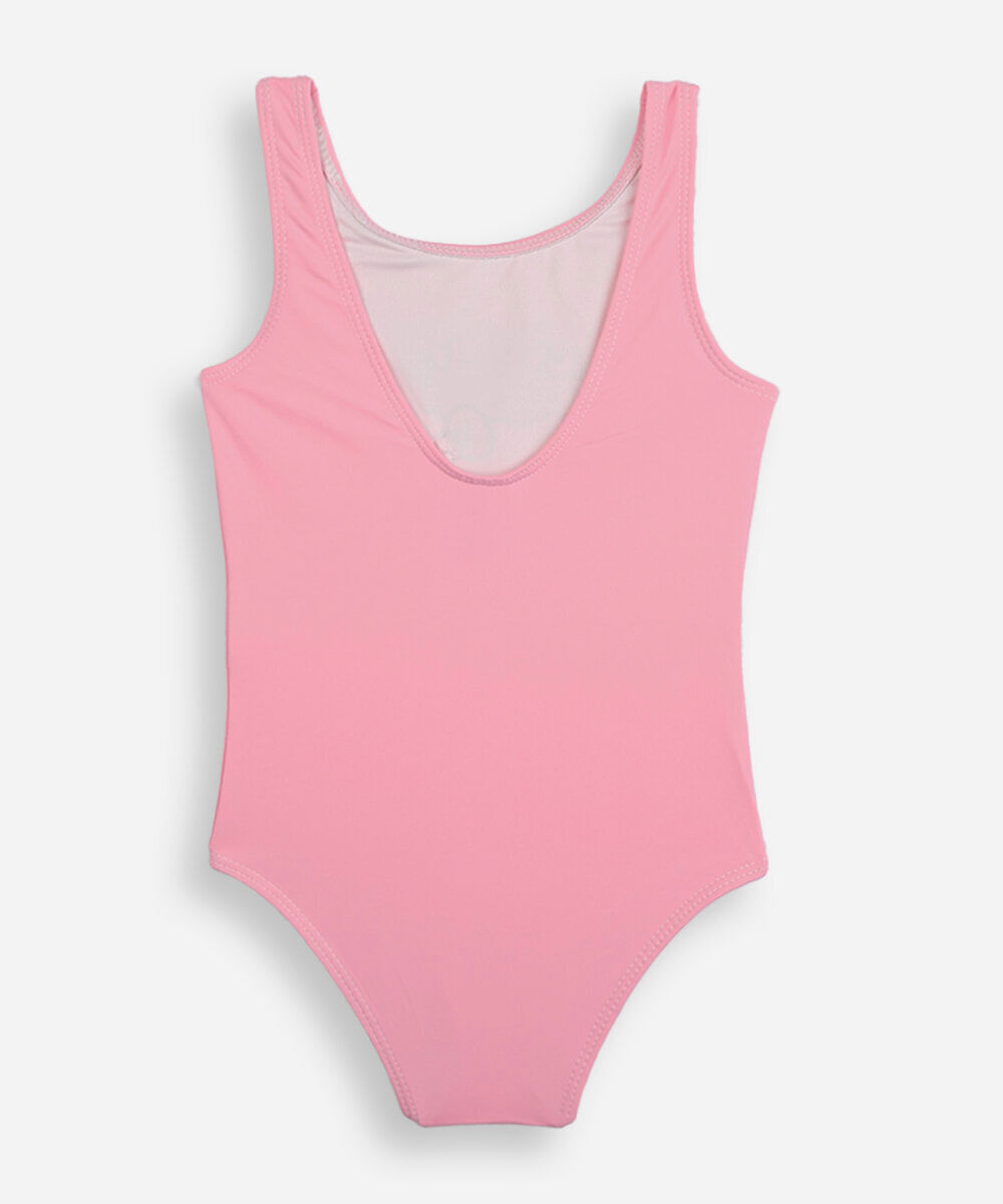 maiô infantil hello kitty rosa
