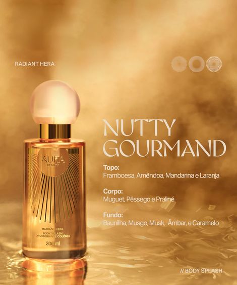 body splash aura beauty desodorante corporal radiant hera 200ml