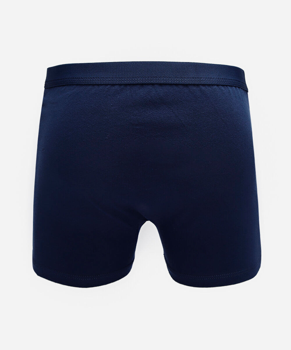 kit de 7 cuecas boxer masculina de algodão colorido