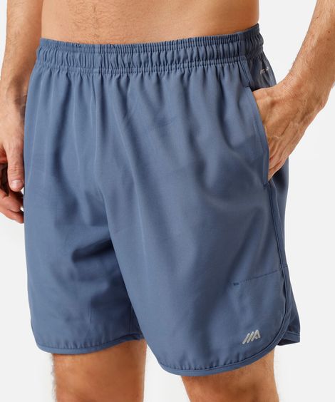 short masculino esportivo azul