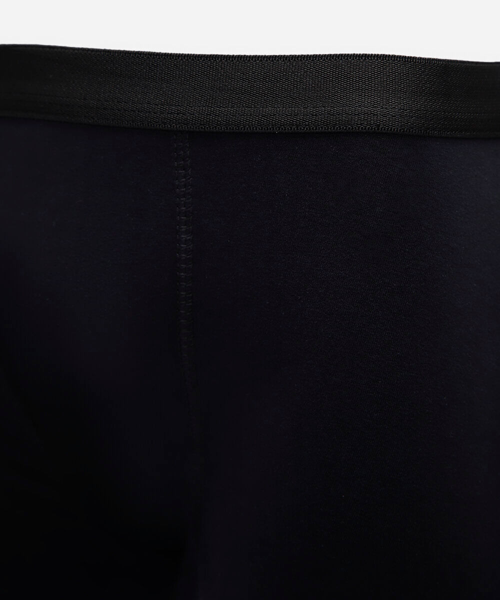 cueca boxer masculina de algodão preta