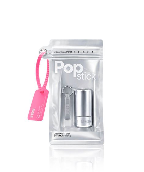 blush stick mboom multifuncional pop stick baby pink