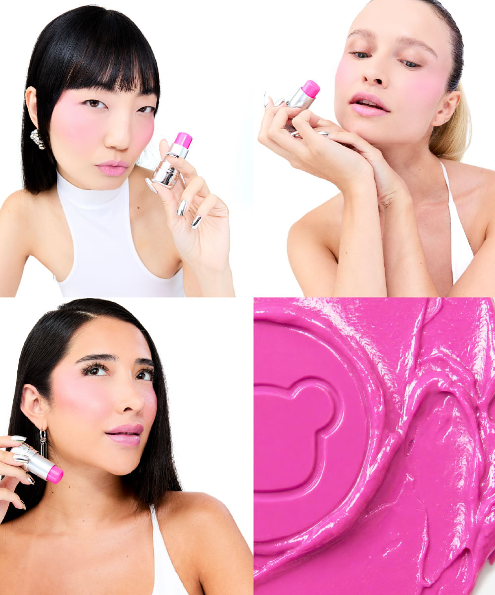 blush stick mboom multifuncional pop stick baby pink