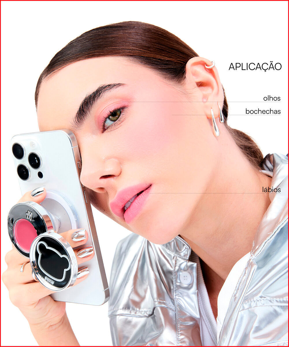 mousse facial mboom multifuncional mag soft soft rose