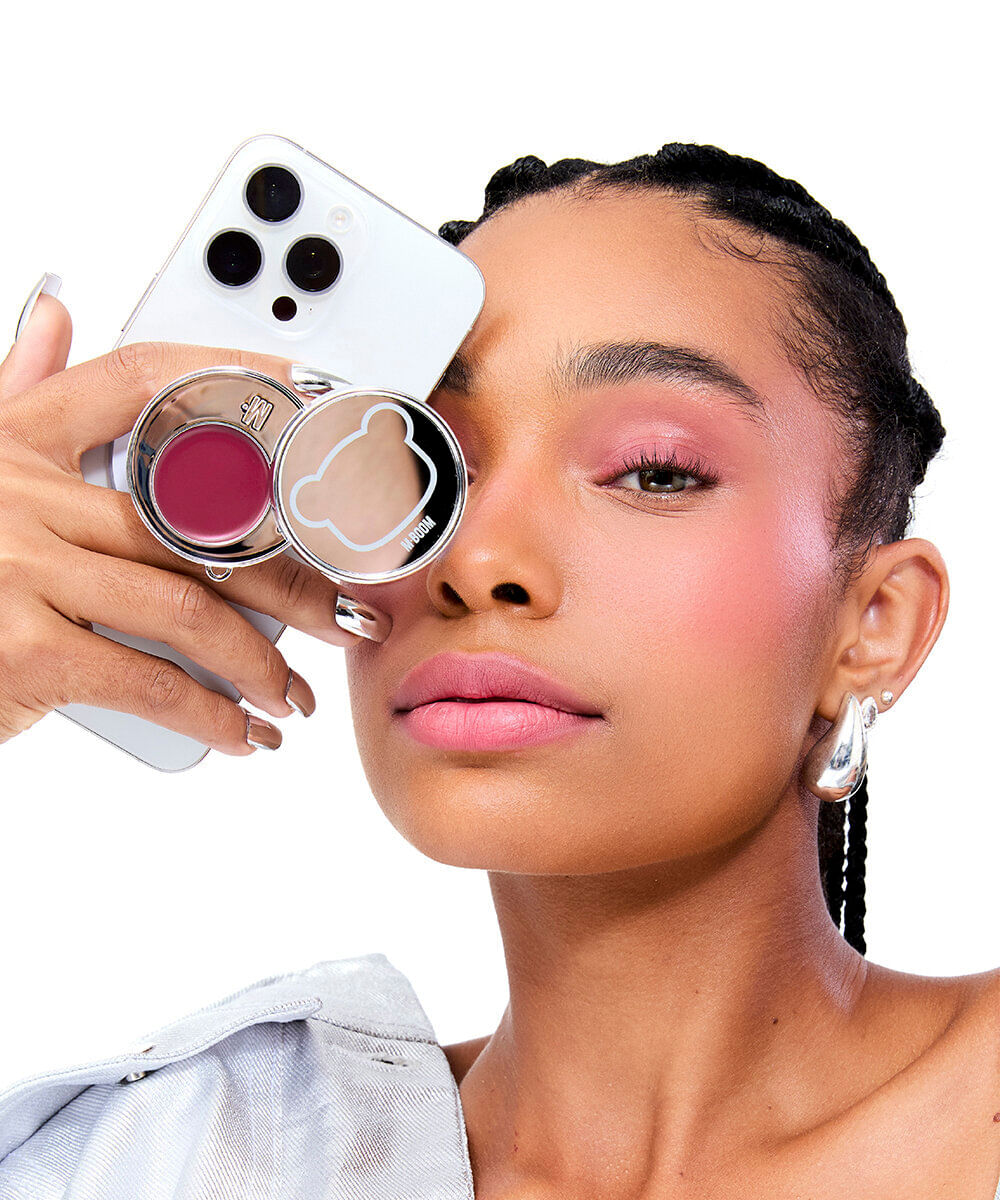 mousse facial mboom multifuncional mag soft cherry wine