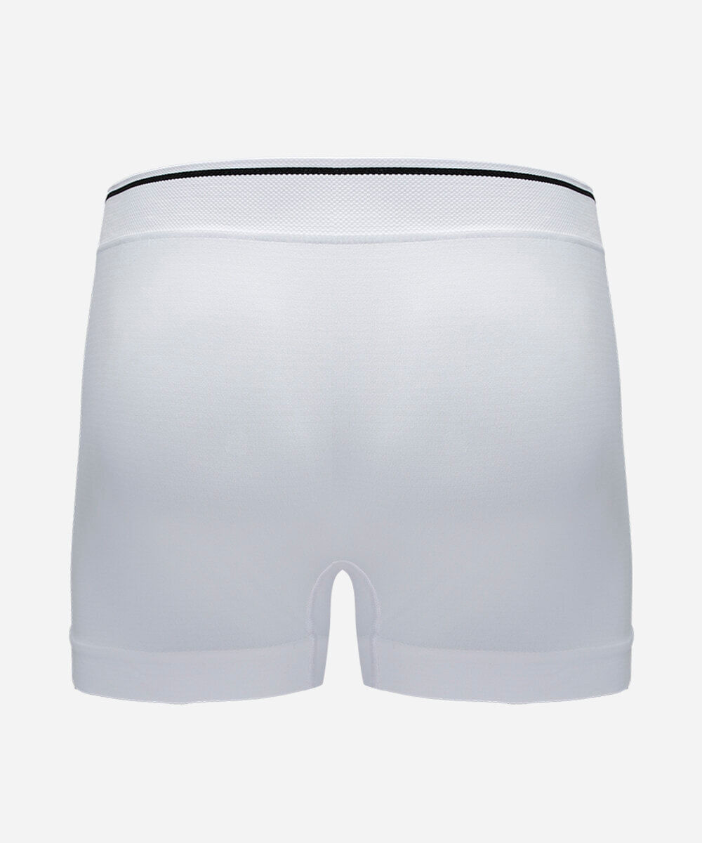 cueca boxer masculina sem costura branca