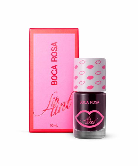 lip tint boca rosa vermelho