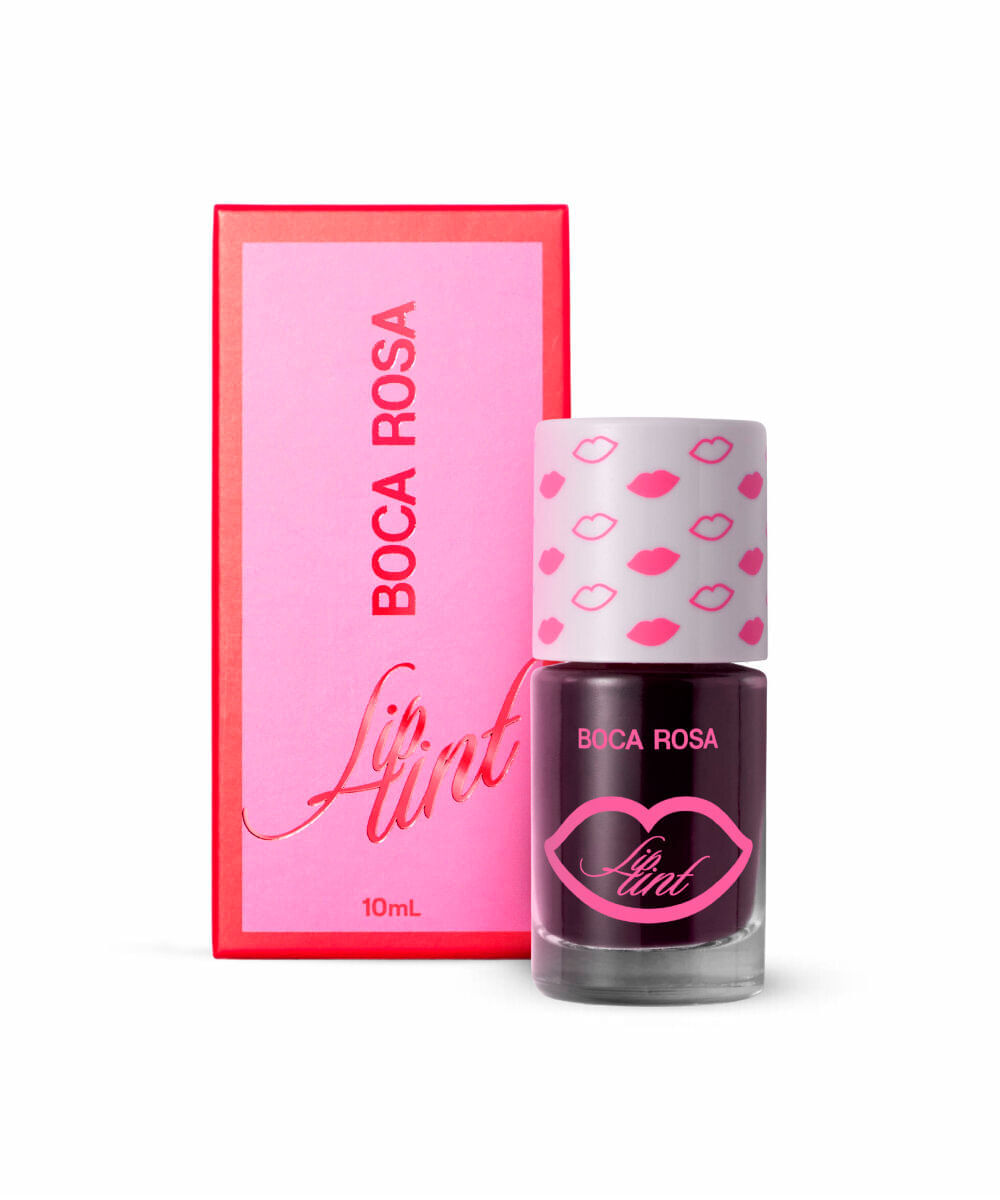 lip tint boca rosa vermelho