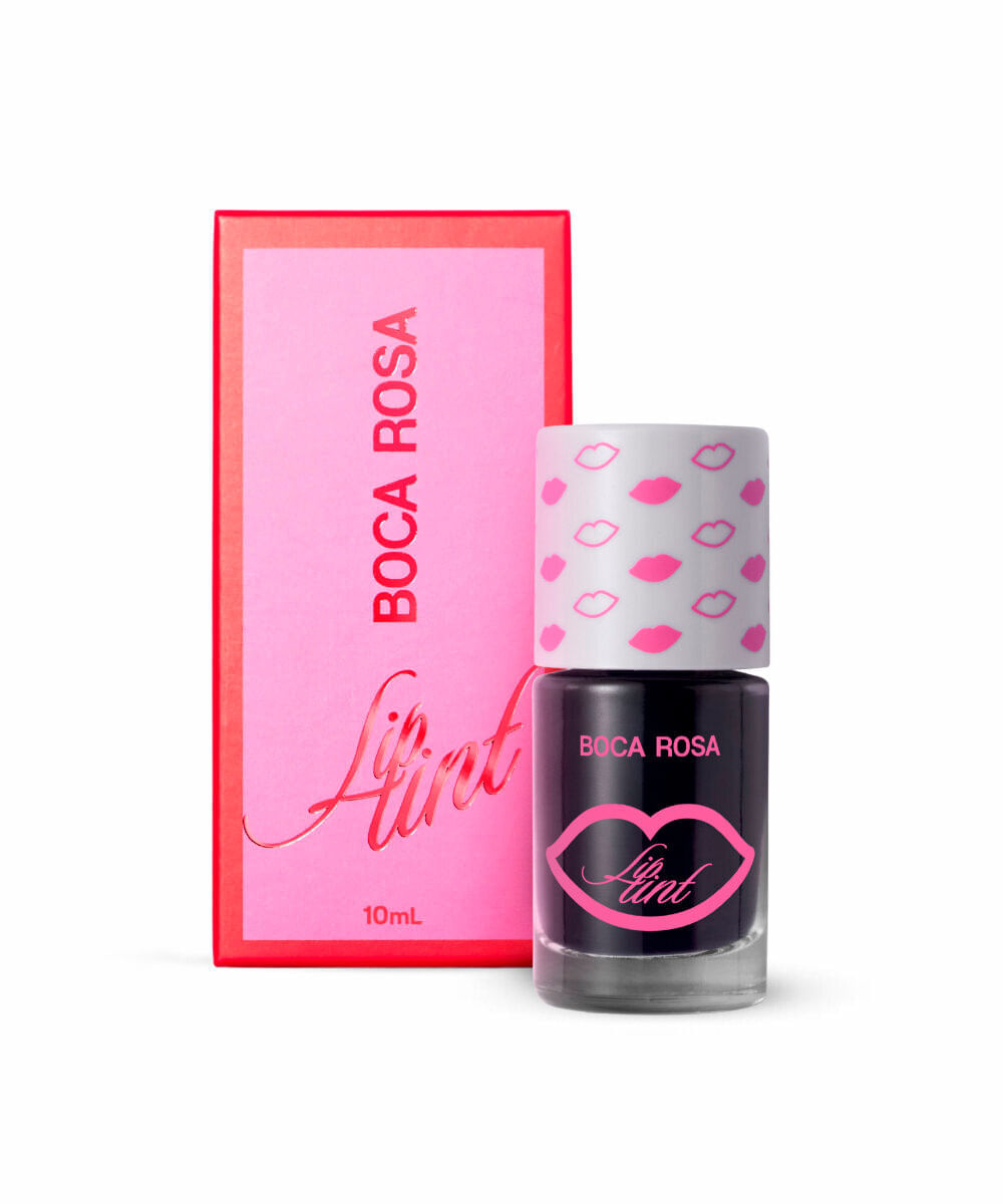 lip tint boca rosa marrom