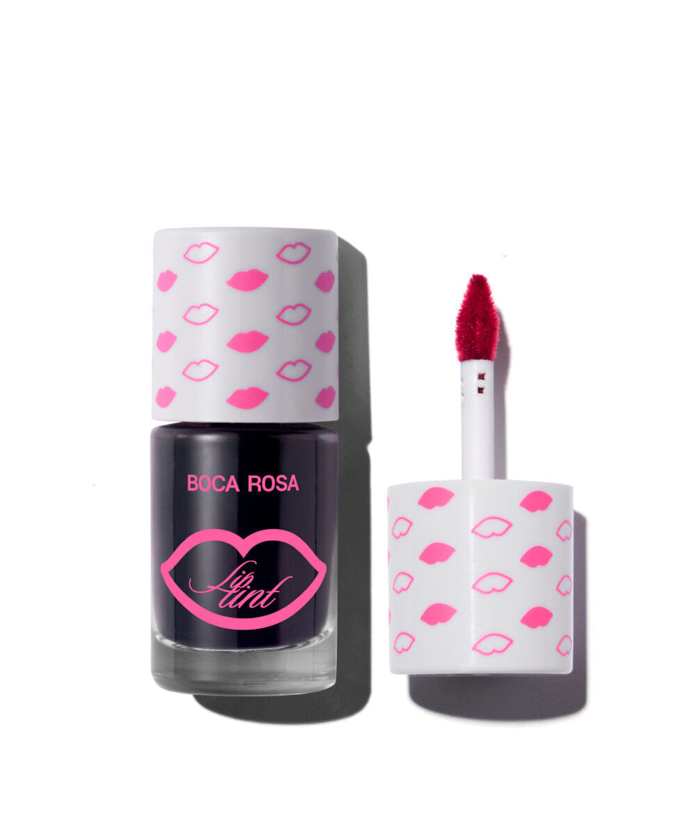 lip tint boca rosa marrom
