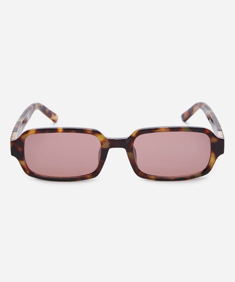 óculos de sol feminino quadrado de acetato tartaruga triton marrom