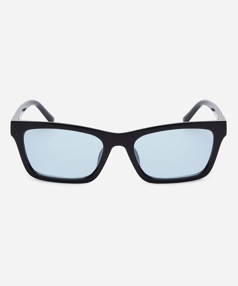 óculos de sol feminino quadrado de acetato triton preto