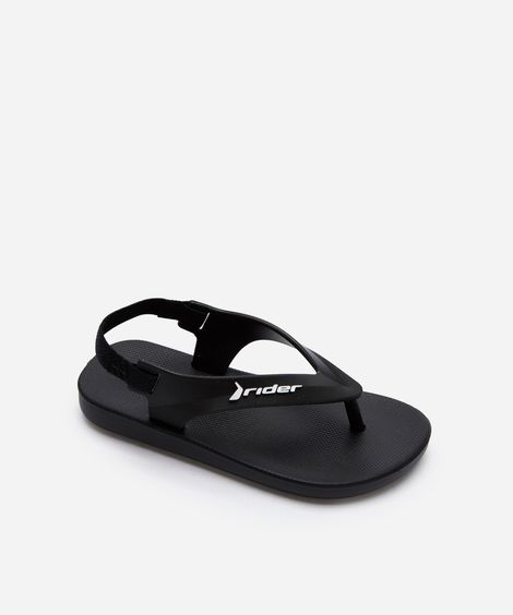 chinelo rider infantil com elástico preto
