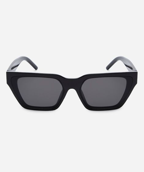 óculos de sol feminino gatinho de acetato triton preto