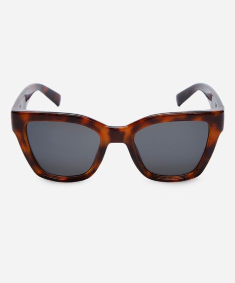 óculos de sol feminino quadrado de acetato tartaruga triton marrom