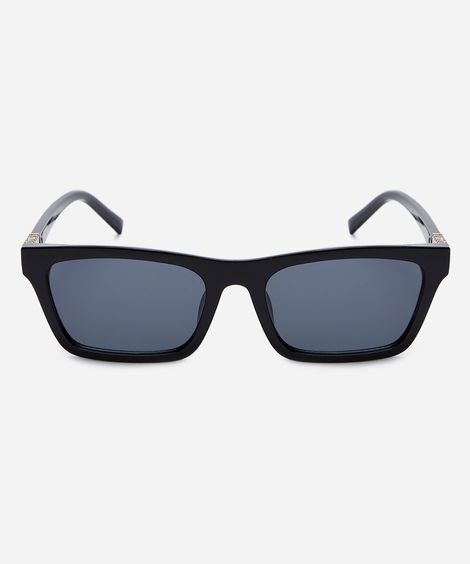 óculos de sol feminino quadrado de acetato triton preto