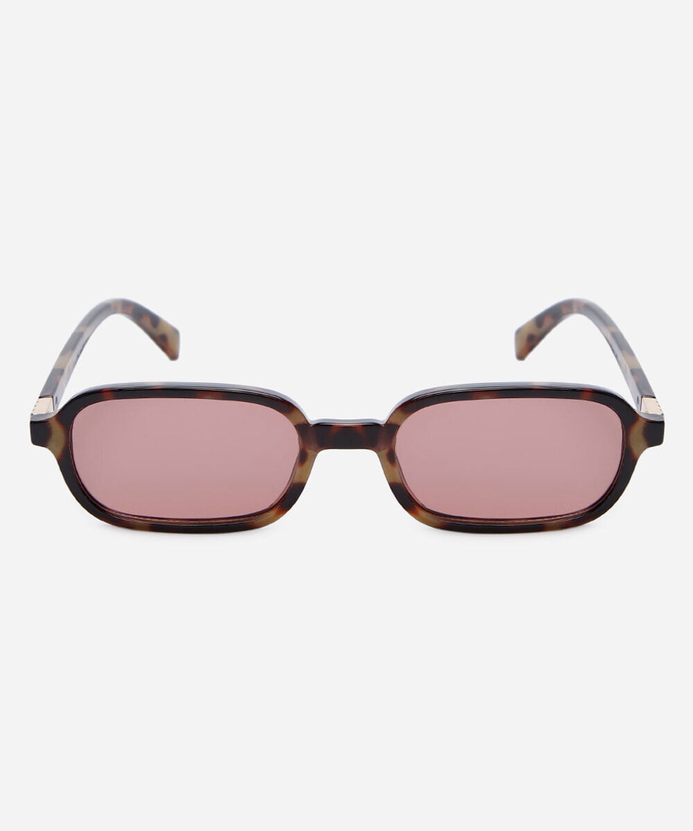 óculos de sol feminino quadrado de acetato tartaruga triton marrom