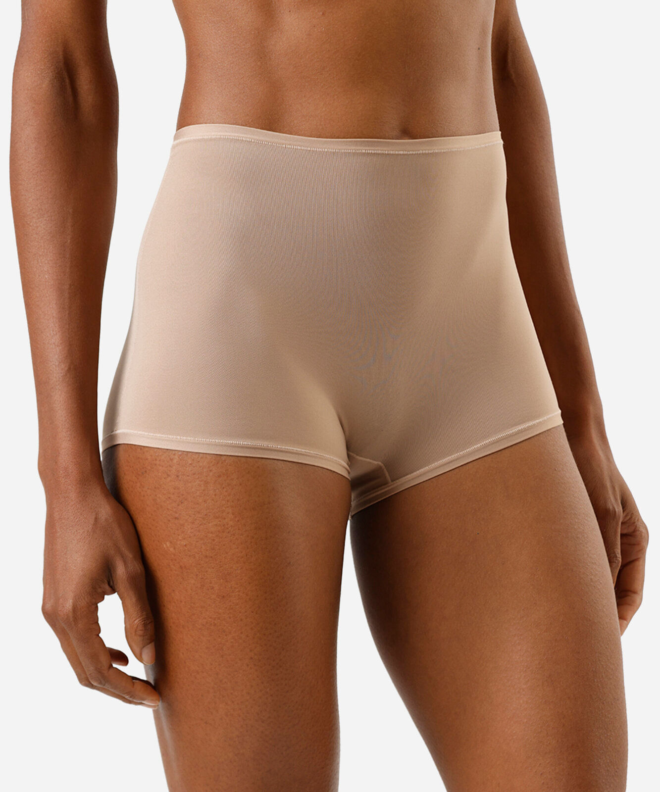 kit de 2 calcinhas boy short feminina de poliamida colorido
