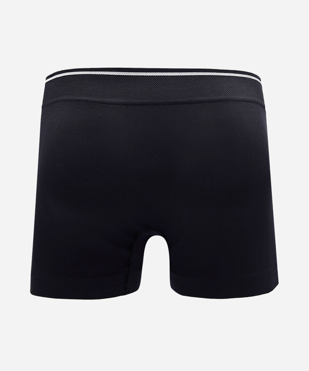 cueca boxer masculina sem costura preta