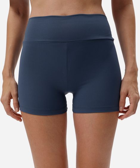 bermuda de poliamida básica curta esportiva ace azul