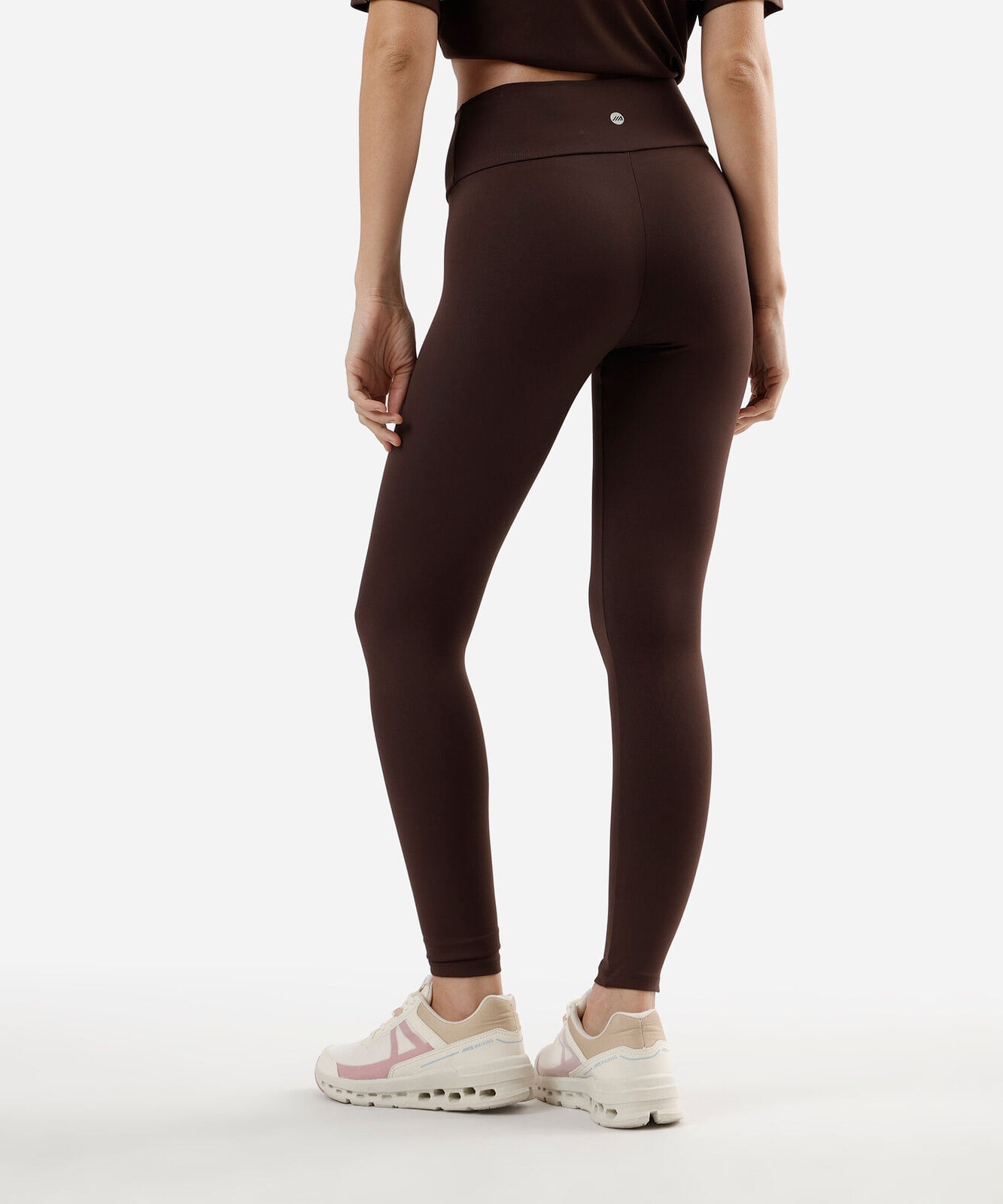 calça legging esportiva ace marrom