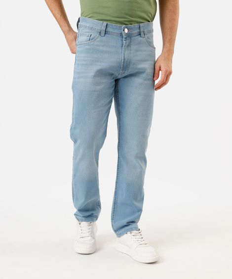 calça slim masculina jeans azul