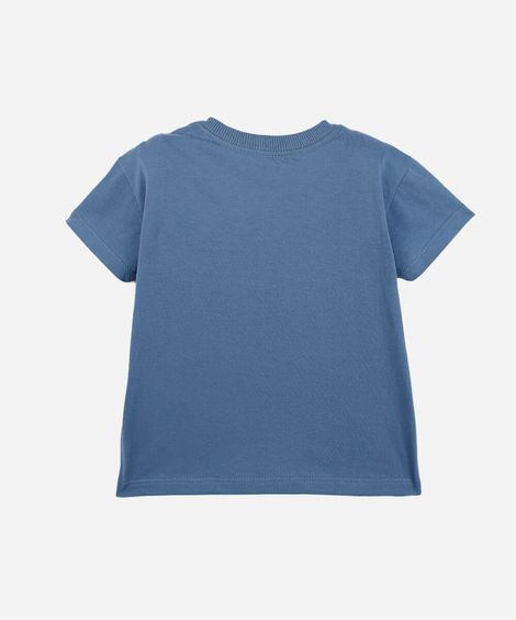 camiseta infantil de algodão manga curta toy story azul
