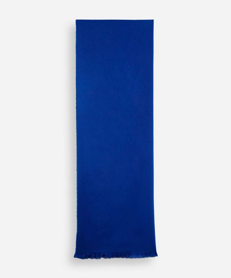 cachecol feminino básico liso azul
