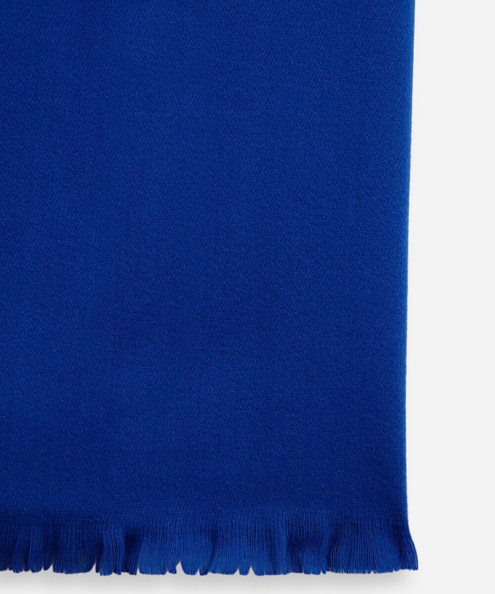 cachecol feminino básico liso azul