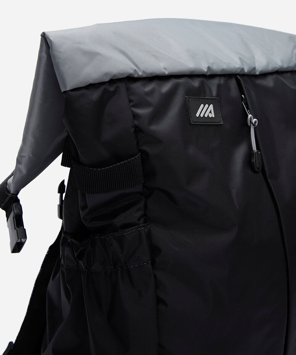 mochila esportiva dobrável preta