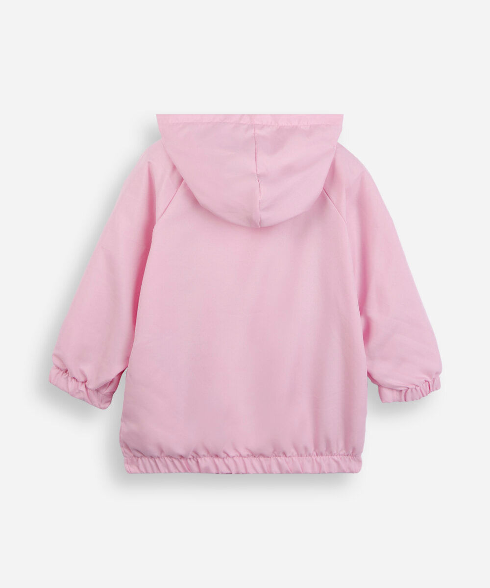 jaqueta esportiva infantil com capuz guerreiras de do kpop rosa